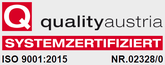 Logo qualityaustria systemzertifiziert